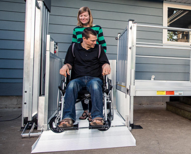 Macs PL50 ADA Commercial Business Wheelchair Lift